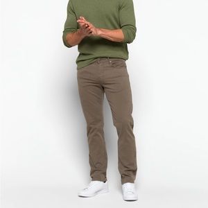 NWT Liverpool Bolt Relaxed Fit Stretch Woven Pants, Size 40, Olive
